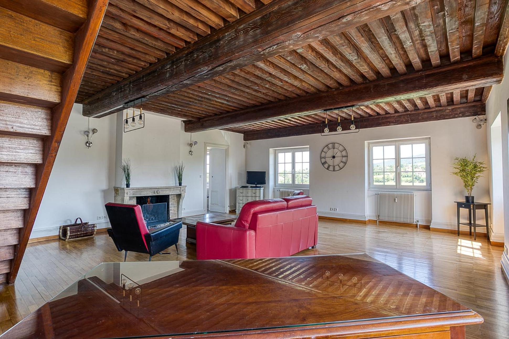 Sejourner Au Chateau De La Roue Grand Appartement Lissieu Dış mekan fotoğraf