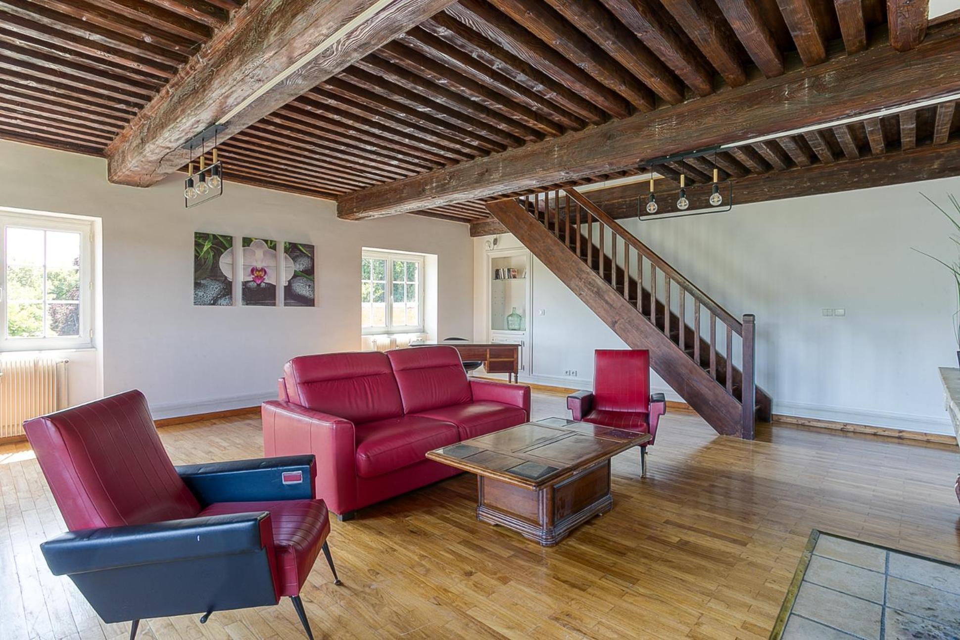 Sejourner Au Chateau De La Roue Grand Appartement Lissieu Dış mekan fotoğraf